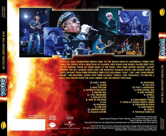 CD BACK COVER - CD BACK COVER - TOTO - 40 Tours Around The Sun.bmp